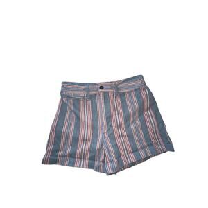 Madewell • Emmett shorts in rainbow stripe Waist Size 27 Summer Denim